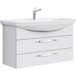 Комплект мебели для ванной Aqwella Allegro 105 Белый Фото 2