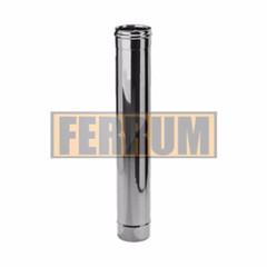 Труба Ferrum 1,0м (430/0,5 мм) Ф100