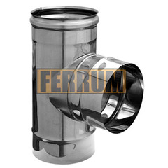 Тройник Ferrum 90 (430/0,5 мм) Ф125 -