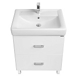 Тумба с раковиной напольная Акватон Америна 60Н белый глянец Фото 2