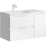 Комплект мебели для ванной Aqwella Accent 90L Белый Фото 1
