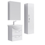 Комплект мебели для ванной Aqwella Allegro 50 2Я Белый Фото 1