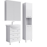 Комплект мебели для ванной Aqwella Allegro 65Н Белый Фото 1