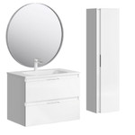 Комплект мебели для ванной Aqwella Accent 75 Белый Фото 1
