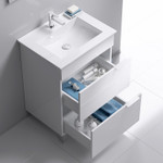 Комплект мебели для ванной Aqwella Brig 75Н белый Фото 7