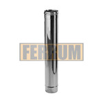Труба Ferrum 1,0м (430/0,5 мм) Ф130 Фото 1