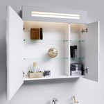 Зеркало-шкаф с подсветкой Aqwella Neo 70см Белый Фото 3