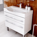 Комплект мебели для ванной Aqwella Milan 100Н Белый Фото 8