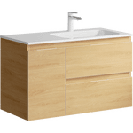 Комплект мебели для ванной Aqwella Accent 90R Дуб Золотой Фото 2