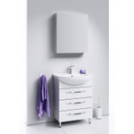 Комплект мебели для ванной Aqwella Allegro 65Н Белый Фото 5