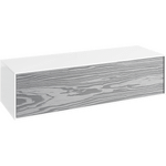 Тумба дополнительная подвесная Aqwella Genesis 100см Миллениум серый, белый Фото 1