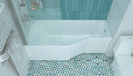 Ванна акриловая Marka One Convey 150x75 левая (чаша, экран, ножки, сифон) Фото 3