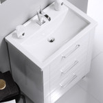 Комплект мебели для ванной Aqwella Manchester 70Н Белый Фото 2