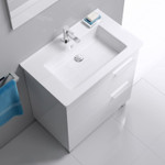 Комплект мебели для ванной Aqwella Brig 75Н белый Фото 8