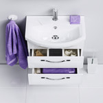 Комплект мебели для ванной Aqwella Allegro 65 Белый Фото 7