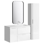 Комплект мебели для ванной Aqwella Accent 90R Белый Фото 1