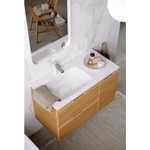Комплект мебели для ванной Aqwella Accent 90L Дуб Золотой Фото 6