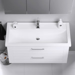 Комплект мебели для ванной Aqwella Manchester 100 Белый Фото 4