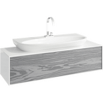 Комплект мебели для ванной Aqwella Genesis 120 Миллениум cерый, белый Фото 2