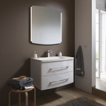 Комплект мебели для ванной Aqwella Neringa 80 Белый Фото 5