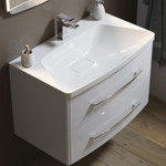 Комплект мебели для ванной Aqwella Neringa 80 Белый Фото 8