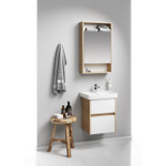 Комплект мебели для ванной Aqwella City 50 Дуб Балтийский, белый Фото 8