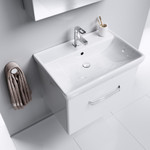 Комплект мебели для ванной Aqwella Neo 60 Белый Фото 7
