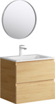 Комплект мебели для ванной Aqwella Accent 60 Дуб Золотой Фото 2