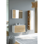 Комплект мебели для ванной Aqwella Miami 90 Дуб сонома, белый Фото 10