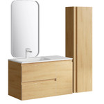 Комплект мебели для ванной Aqwella Accent 90L Дуб Золотой Фото 1