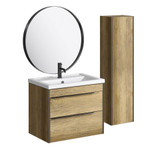 Комплект мебели для ванной Aqwella Fargo 70 Дуб Балтийский Фото 1
