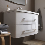 Комплект мебели для ванной Aqwella Neringa 80 Белый Фото 9