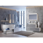 Комплект мебели для ванной Aqwella Genesis 120 Миллениум cерый, белый Фото 4