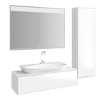 Комплект мебели для ванной Aqwella Genesis 120 Белый Фото 1