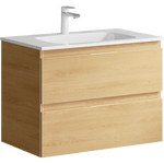 Комплект мебели для ванной Aqwella Accent 75 Дуб Золотой Фото 2