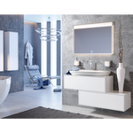 Комплект мебели для ванной Aqwella Genesis 120 Белый Фото 6