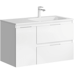 Комплект мебели для ванной Aqwella Accent 90R Белый Фото 2