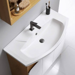Комплект мебели для ванной Aqwella Basic 85 Дуб Золотой, белый Фото 6