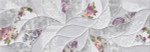 Плитка настенная Eletto Ceramica Malwiya Grey Floris 24.2x70 Фото 1