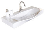 Комплект мебели для ванной Aqwella Bergamo 100 белый Фото 11