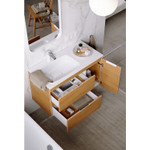 Комплект мебели для ванной Aqwella Accent 90L Дуб Золотой Фото 9