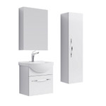 Комплект мебели для ванной Aqwella Allegro 50 1Я Белый Фото 1