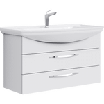 Комплект мебели для ванной Aqwella Allegro 105 Белый Фото 2