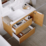 Комплект мебели для ванной Aqwella Accent 90L Дуб Золотой Фото 10
