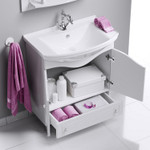 Комплект мебели для ванной Aqwella Franchesca 65 Белый Фото 8