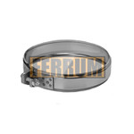 Хомут обжимной  Ferrum (430/0,5 мм) Ф120 Фото 1