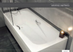Ванна стальная BLB UNIVERSAL Anatomica 170х75, 2,3 мм (в комплекте ручки, ноги) Фото 2
