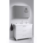 Комплект мебели для ванной Aqwella Manchester 100Н Белый Фото 5