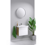 Комплект мебели для ванной Aqwella Smart 60 Дуб Балтийский, белый Фото 6