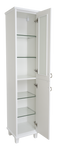 Шкаф-пенал Misty Версаль 35 со стеклом белый правый/левый Фото 3